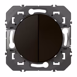 DOUBLE BOUTON POUSSOIR NOIR COMPOSABLE DOOXIE LEGRAND 095265