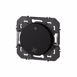 Interrupteur commande VMC dooxie finition noir - emballage blister