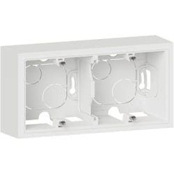 Legrand - Cadre saillie 2 postes Dooxie - Finition Blanc