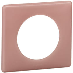 Plaque de finition 1 poste - Céliane finition Poudré Vieux Rose - Legrand
