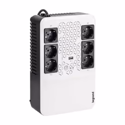 Legrand Keor ASI MULTIPLUG 800 GR alimentation d'énergie non interruptible Interactivité de ligne 0,8 kVA 480 W 6 sortie(s) CA - Vue supplémentaire 5
