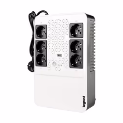 Legrand Keor ASI MULTIPLUG 600 FR, Interactivité de ligne, 0,6 kVA, 360 W, Sinus, 170 V, 280 V
