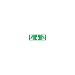 Legrand - pictogramme signalisation d'evacuation repositionnable sortle de secours en bas/haut 'a droite/gauche