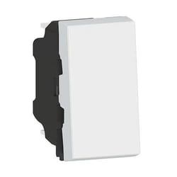 Interrupteur va et vient Legrand Mosaic étroit blanc EU - 278001L