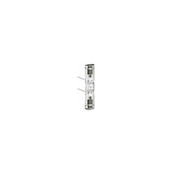 Legrand - voyant témoin 230V easy-led brochable à leds blanches pour mécanismes mosaic - socle orange LEG067685L