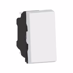 Poussoir témoin 6A 250V Mosaic 1 module blanc LEGRAND 077033L Poussoir témoin 6A 250V~ Mosaic 1 module blanc Poussoir avec bo ...