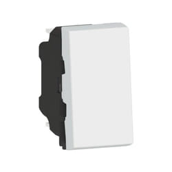 Legrand - Poussoir témoin 6A 250V Mosaic 1 module blanc 077033L