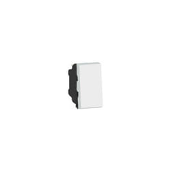 Poussoir inverseur avec borne libre de potentiel 6A 250V Mosaic - 1 module - Blanc - 077034L Legrand