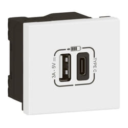Chargeur USB Type A + USB Type C Mosaic Link