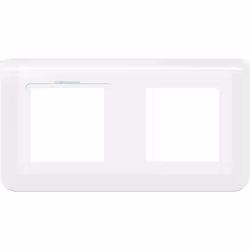 Plaque de finition horizontale Mosaic pour 2x2 modules blanc antimicrobien LEGRAND 078725L Plaque de finition horizontale Mos ...