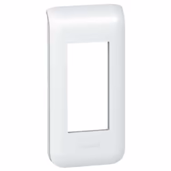 Plaque de finition MOSAIC blanc pour 1 module - LEGRAND -  078801L