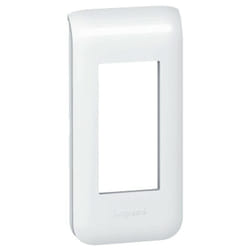 Plaque de finition MOSAIC blanc pour 1 module - LEGRAND -  078801L