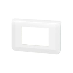 Plaque de finition Mosaic pour 3 modules blanc (078803L)