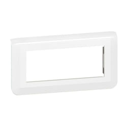 Plaque de finition horizontale Mosaic pour 5 modules blanc (078815L)