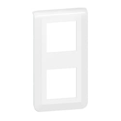 Plaque de finition Blanc MOSAIC 2x2 modules verticale - LEGRAND - 078822L