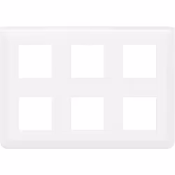 Plaque de finition Mosaic pour 2x3x2 modules blanc LEGRAND 078832L Plaque de finition Mosaic pour 2x3x2 modules blanc