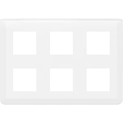 Legrand - Plaque de finition Mosaic pour 2x3x2 modules blanc 078832L
