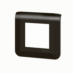 Legrand - Plaque de finition Mosaic pour 2 modules noir mat (079042L)