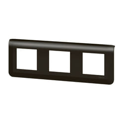 Legrand - Plaque de finition horizontale Mosaic pour 3x2 modules noir mat (079046L)
