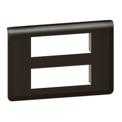 Legrand 079076L Plaque de commutation et obturateur Noir