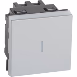 Permutateur 10AX 250V~ Mosaic 2 modules alu LEGRAND 079221L Permutateur 10AX 250V~ Mosaic 2 modules alu