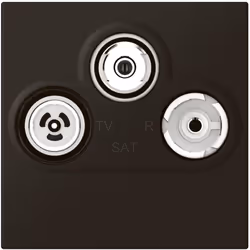 Prise TV-R-SAT Mosaic FM et DAB+ 2 modules noir mat LEGRAND 079186L Prise TV-R-SAT Mosaic FM et DAB+ 2 modules – noir mat