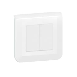 LEGRAND - Mosaic double interrupteur va et vient 10A blanc complet