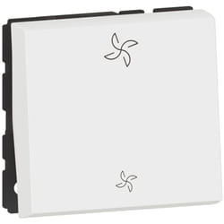 Interrupteur vmc Legrand Mosaic Blanc 2 Modules