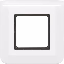 La plaque Mosaic avec support pour 2 modules Blanc de Legrand est conçue pour répondre aux tendances actuelles et offre un su ...
