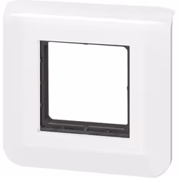 Description générale Plaque de finition blanche avec support à vis pour 2 modules de la gamme Mosaic de Legrand. Ce produit e ...