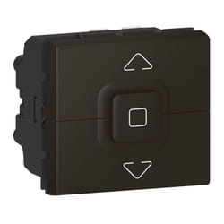 Interrupteur de volets roulants 500W Mosaic - 2 modules - Noir mat - 079126L - Legrand