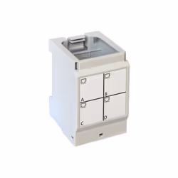 Description générale Support pour 4 connecteurs RJ45 LCS³ Legrand, conçu pour les coffrets de communication. Il permet d'augm ...