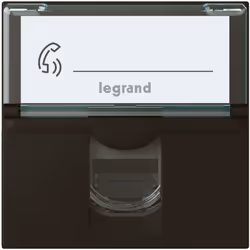 La prise RJ45 multimédia Mosaic catégorie 6 F/UTP 2 modules en noir mat est une solution haut de gamme pour les installations ...