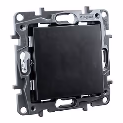 Interrupteur - LEGRAND - Niloe Step - 10 A - Noir