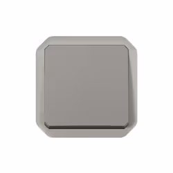 Permutateur étanche Plexo IP55 IK07 avec enjoliveur finition gris LEGRAND 069521L Plexo composable, une commande d'éclairage  ...