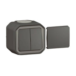 Legrand - Transformeur réversible Plexo complet saillie anthracite (069789L)