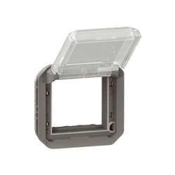 Legrand - Adaptateur Plexo à volet transparent pour Mosaic - composable anthracite (069880L)