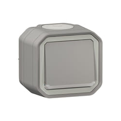 Legrand - Interrupteur ou va-et-vient lumineux Plexo complet saillie - Gris