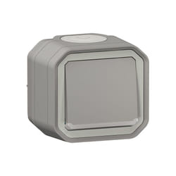 Legrand - Interrupteur ou va-et-vient témoin Plexo complet saillie - Gris