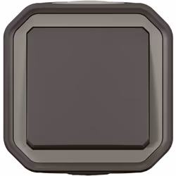 L'interrupteur ou va-et-vient Plexo complet saillie anthracite, proposé par Legrand, est une solution élégante et durable pou ...