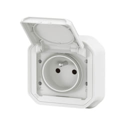 Legrand - Plexo prise 2p+t encastre blanc complet