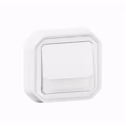 Ce poussoir inverseur lumineux avec porte-étiquette est conçu pour être utilisé dans des conditions difficiles grâce à sa pro ...