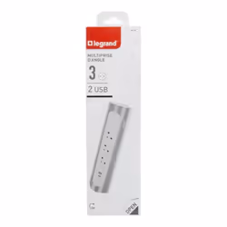 Legrand 0 494 09 multiprise 3 sortie(s) CA Intérieure Aluminium - Vue supplémentaire 4