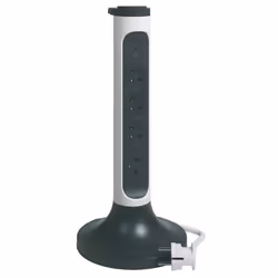 Legrand 049410, 2 m, Intérieure, 2P+E, IP20, Gris, Blanc, 4 sortie(s) CA