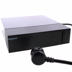 LEGRAND Multiprise FB 4x2P+T 4X2P corner TV parafoudre 2m - Noir - Vue supplémentaire 2