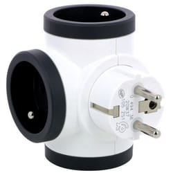 LEGRAND Triplite FB 3x2P+T premium prises latérales rotative - Blanc