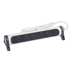 LEGRAND Multiprise FB 5x2P+T premium rotative et fixable 3m - Blanc