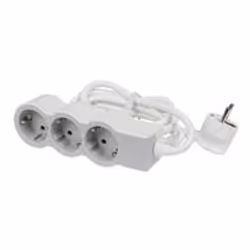 Legrand 694549, 1,5 m, Intérieure, Droit, Gris, Blanc, 3 sortie(s) CA, 415 g