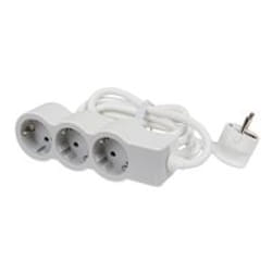 Legrand 694549 multiprise 1,5 m 3 sortie(s) CA Intérieure Gris, Blanc