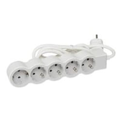 Legrand 694555 multiprise 1,5 m 5 sortie(s) CA Intérieure Gris, Blanc